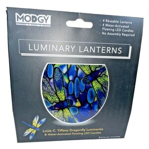 Modgy Luminary Lanterns 4ct Reusable, Unbreakable -HEEDO